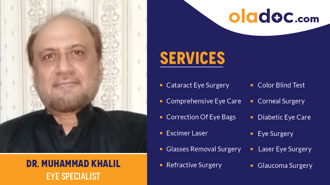 Services provided by Dr.Muhammad Khalil